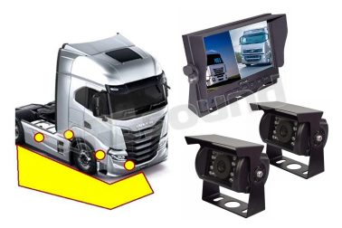 DGKITEYE2 sistema 4 sensori con monitor e 2 retrocamere per angolo cieco RG Sound