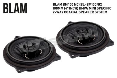 BM 100NC Coppia di diffusori coassiali a 2 vie da 100 mm (4 pollici) a 2 Ohm BLAM
