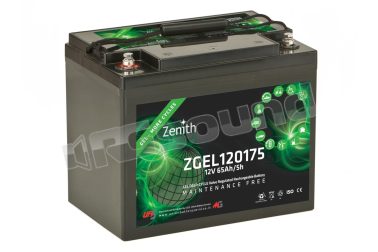 ZGEL120175 Batteria al piombo sigillata GEL Uso Ciclico Zenith