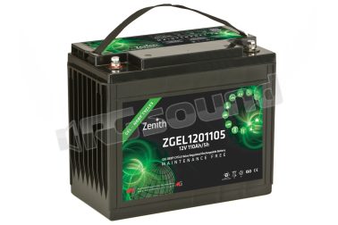 ZGEL1201105 Batteria al piombo sigillata GEL Uso Ciclico Zenith