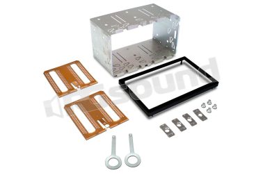 11.049 kit di fissaggio 2 Din per mascherine 2 ISO 182mm x 113mm AudioDesign
