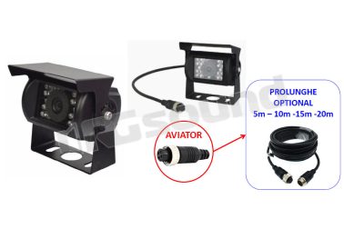 DGCH12R Retrocamera AHD ad alta definizione con connettore AVIATOR RG Sound