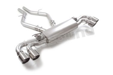 50.1093.30 Posteriore inox sdoppiato con terminali rotondi 4 / 114 mm Sport Line Ragazzon