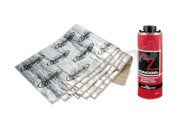 Kit insonorizzazione per 2 portiere - 4 fogli Dynamat Xtreme + Fonogel  Dynamat