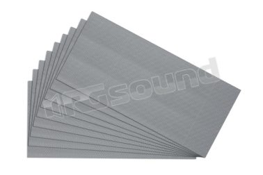 GSA/MN-10 Confezione 10 griglie alluminio nero 1100x500mm per microcar Simoni Racing