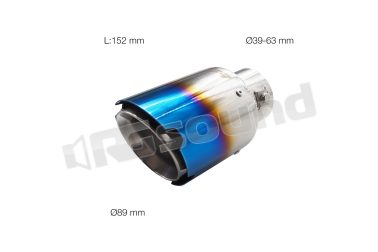 TRX/111B Terminale rotondo acciaio inox Simoni Racing