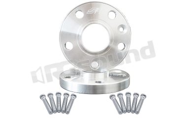 DR058/CP313 2 distanziali alluminio 20mm 5x115 mozzo 70,3 con bulloneria Simoni Racing