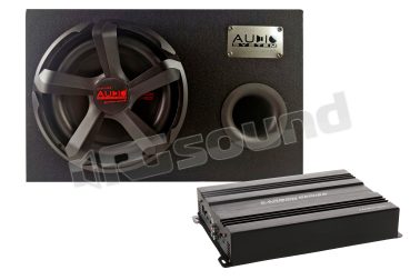 CARBON SET 12 kit con subwoofer + amplificatore + cablaggi Audio System