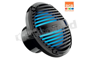 HMS 10 B2-LD-C subwoofer nautico 25cm, 2 Ohm, griglia classica nera Hertz