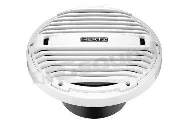 HMS 10 B2-LD-W subwoofer nautico 25 cm, 2 Ohm, griglia classica bianca Hertz
