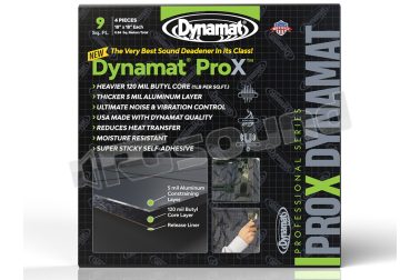 PRO X DYN10509 - Materiale smorzante di spessore per SPL e impieghi gravosi Dynamat