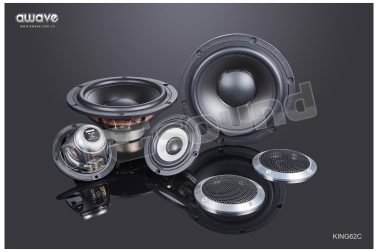 KING 62C sistema attivo a 2 vie con woofer 165mm e medio 87mm con griglie Awave