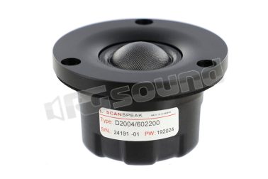 D2004/602200 Tweeter a cupola da 20 mm 4ohm, neo-magnete Scan Speak