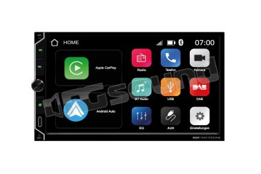 VMX700DAB Ricevitore multimediale a 2 DIN con Touch Screen da 7" con wireless Apple CarPlay e Android Auto ESX