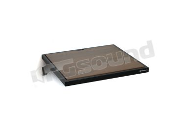 ESSE WS BLACK / WALNUT Ripiano per montare il giradischi a parete - Finitura noce NorStone