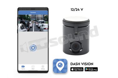 VM440 Dashcam con DVR, App per smartphone Apple e Android Phonocar