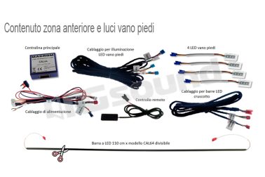 CAL64 Kit Car Atmosphere Led con controllo da App Macrom