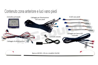 CAL256 Kit per interni con controllo da App - 256 colori Macrom