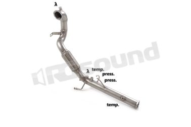 55.0880.00 Tubo sostituzione catalizzatore per Cupra, Skoda e VW Ragazzon