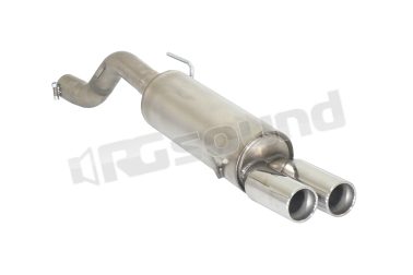 50.0467.26 Posteriore inox con terminali rotondi per Alfa Romeo Ragazzon