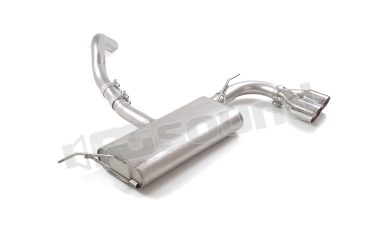 50.1069.57 Posteriore inox con terminali rotondi per Ford Ragazzon