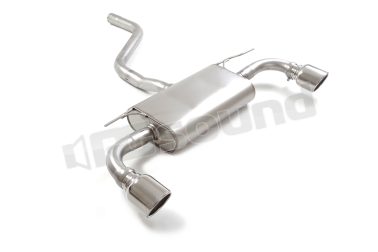 50.1108.43 Posteriore inox sdoppiato con terminali rotondi per Ford Ragazzon