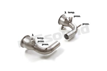 50.1163.80 Tubo sostituzione catalizzatore Sinistra-Destra per Porsche Ragazzon