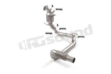 50.1165.80 Catalizzatore e tubo sostituzione filtro antiparticolato per Jeep Ragazzon