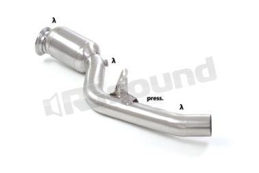 54.0436.00 Catalizzatore metallico con rimozione filtro antiparticolato per Jaguar Ragazzon