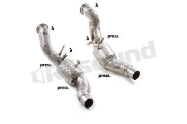 50.1075.80 Tubo sostituzione catalizzatore Gr.N inox per Maserati Ragazzon