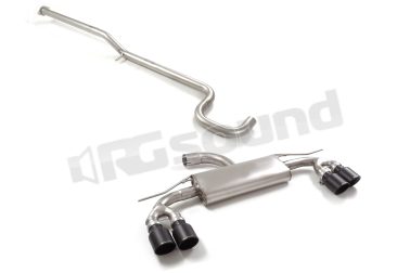50.1099.64B Tubo centrale + Posteriore inox sdoppiato Cupra Ragazzon
