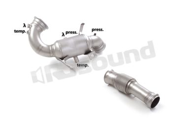 50.1121.80 Catalizzatore metallico 200cpsi per Mercedes Ragazzon