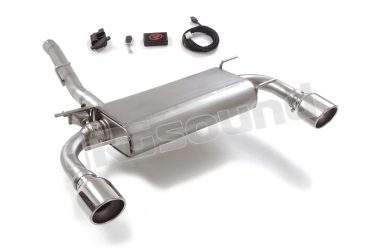 50.1105.43 Posteriore inox sdoppiato con terminali rotondi per Subaru e Toyota Ragazzon