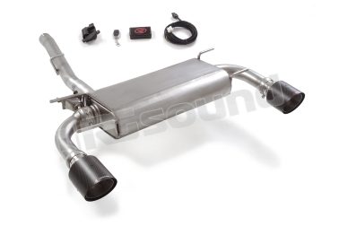50.1105.77 Posteriore inox sdoppiato con terminali rotondi per Toyota e Subaru Ragazzon