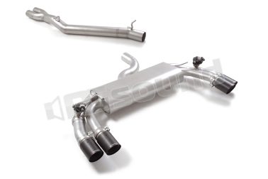 50.1124.78 Tubo centralex + Posteriore inox sdoppiato per Cupra Ragazzon