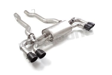 50.1145.64B Posteriore inox sdoppiato Black per BMW Ragazzon