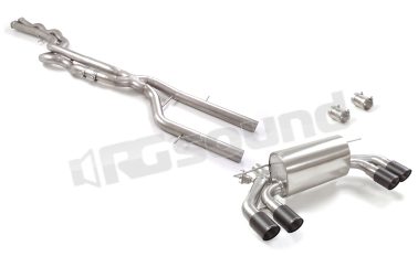 50.1080.78 Tubi sostituzione filtri + Tubo centrale + Posteriore inox per BMW Ragazzon