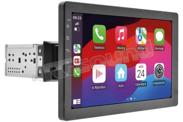 VM053E Monitor removibile da 10.1" con Apple CarPlay e Android auto + Mappa Europa Auto Phonocar