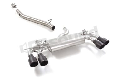 50.1167.64B Tubo centrale inox + Posteriore inox sdoppiato per Volkswagen Ragazzon