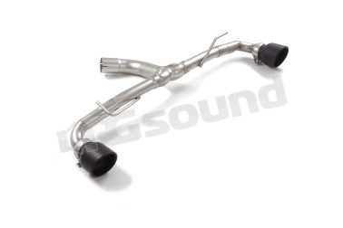 50.1170.43B Tubo posteriore Gr. N inox sdoppiato con terminali rotondi per Toyota Ragazzon