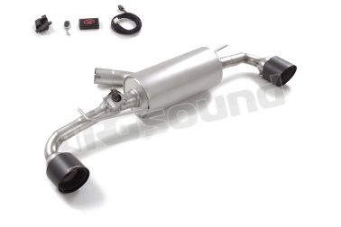 50.1177.77 Posteriore inox sdoppiato con terminali rotondi 2 / 118 mm per Toyota Ragazzon