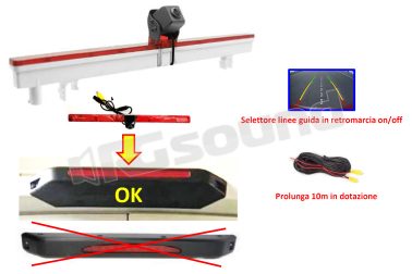 DGCDAILY23 Retrocamera terzo stop per Iveco Daily dal 2023 RG Sound
