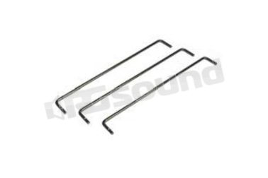 BC10 set di 3 barre protettive cromate per subwoofer 25cm Hifonics