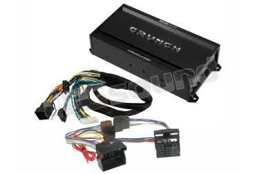 CRE400.4-M1 Amplificatore a 4 canali in classe A/B con DSP full HD a 6 canali Plug & Play Audi, Seat, Skoda, VW Crunch