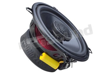 GZRF 5.2SQX Altoparlanti coassiali a 2 vie da 6,5 Ohm con cono circolare in alluminio spazzolato nero Ground Zero