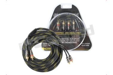 GZCC 2.0X-TP Cavo RCA di alta qualità con connettori in metallo 2,0 m Ground Zero