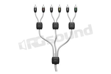 HMLC6 3 Cavo marine RCA multicanale di alta qualità, 6 canali, 1 mt (3 ft.) Hertz