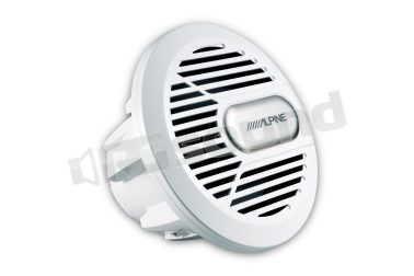 SWR-M100W subwoofer marino 25cm 300W RMS con finitura bianca Alpine