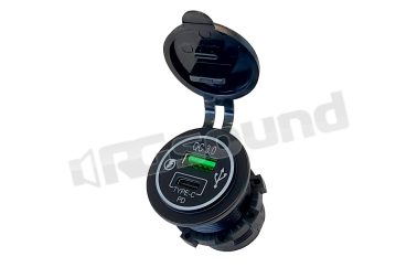 05230 Caricatore da pannello USB e TYPE C Phonocar