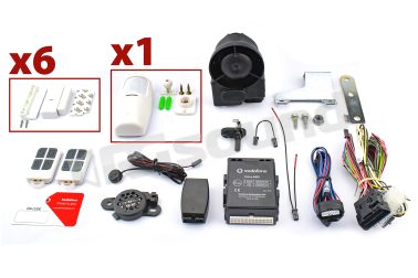09005 Allarme per camper 1 zona + 6 porte/finestre Phonocar